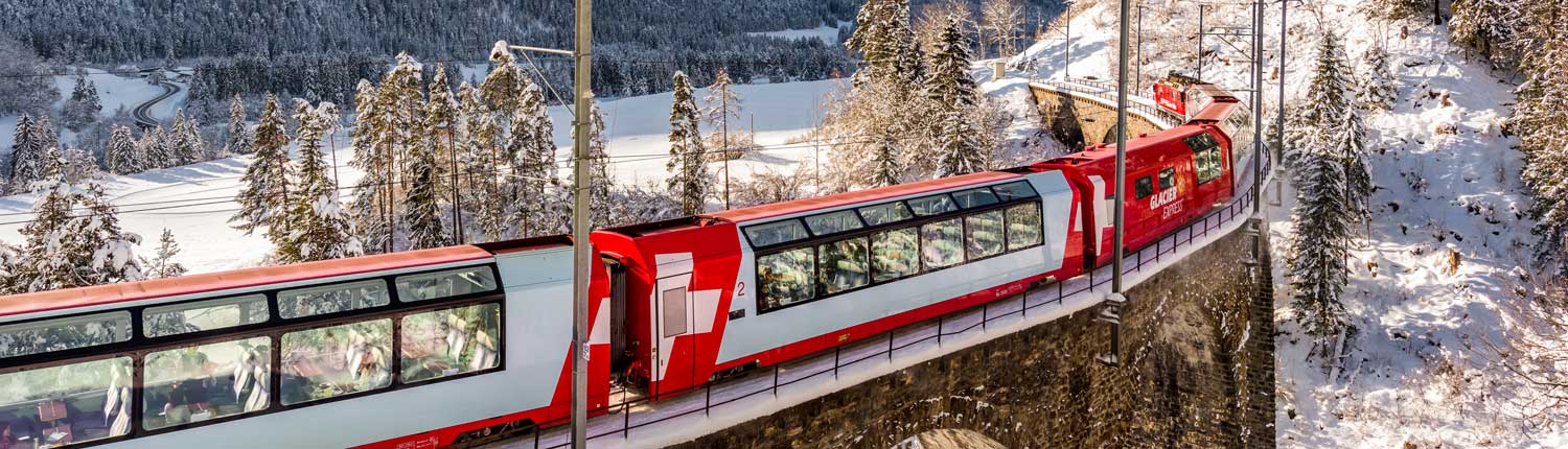 Glacier Express in winter Glacier Express in winter