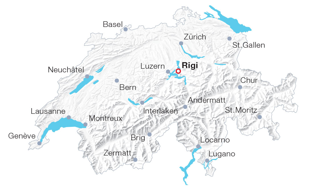 Map Rigi
